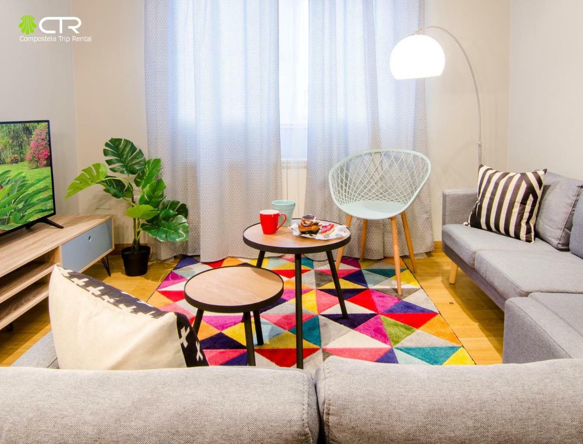 圣地亚哥－德孔波斯特拉Coqueto & Confortable Apartamento公寓 外观 照片